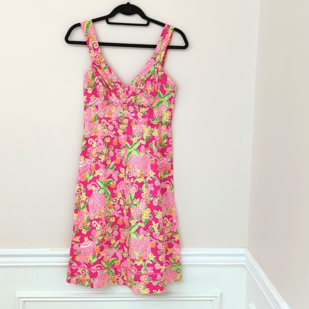 Lilly Pulitzer dress; Size 4; pink print
